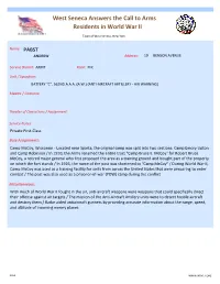 P Military Service Report