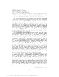 Simple Groups of Finite Morley Rank, by T. Altinel, A. V. Borovik, and G
