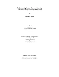 Understanding Canine Resource Guarding Behaviour: an Epidemiological Approach