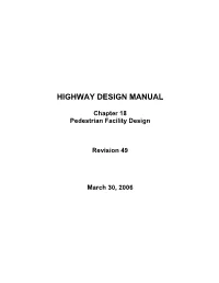 Highway Design Manual
