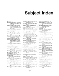 Subject Index