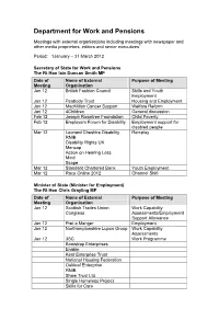 Ministers' Meetings
