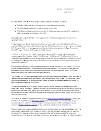 WCMA Indiana Announcement