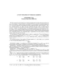 A Farey Sequence of Fibonacci Numbers