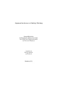 Alignment Incoherence in Ontology Matching