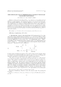 Fast Singular Value Thresholding Without Singular Value Decomposition∗