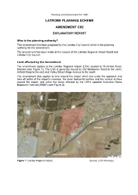 Latrobe Planning Scheme Amendment C92