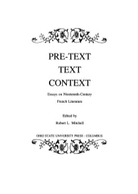 Pre-Text Text Context