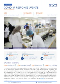 Covid-19 Response Update 04-17 October 2020