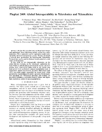 Global Interoperability in Telerobotics and Telemedicine