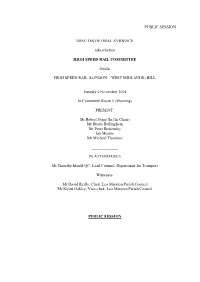 Public Session