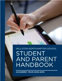 Student and Parent Handbook