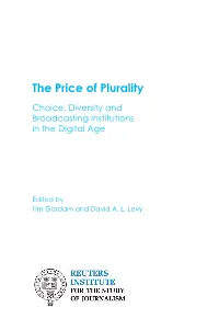 The Price of Plurality