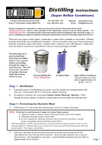 Members/Downloads/Docs/Distilling Instructions Super Reflux Condenser.Pdf