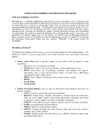 Bloomberg Description