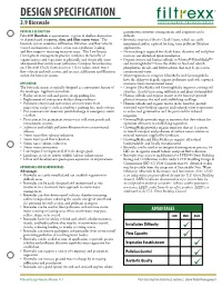 DESIGN SPECIFICATION 2.9 Bioswale