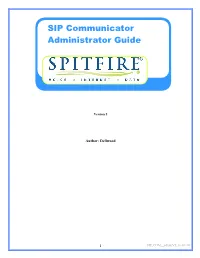 SIP Communicator Administrator Guide