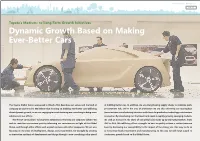 Dynamic Growth Based on Making Ever-Better Cars