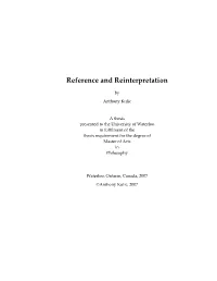 Reference and Reinterpretation