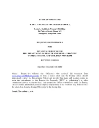 Rfp #Wic-11082010