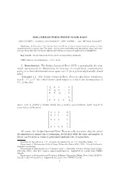 The Jordan-Form Proof Made Easy∗