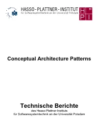 Conceptual Architecture Patterns