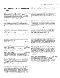 GIS-Geographic Information Science 1