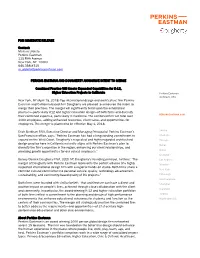Perkins Eastman and Dougherty Announce Intent to Merge