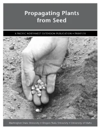 Propagating Plants from Seed