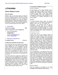 Section II: Summary of the Periodic Report on the State of Conservation, 2006