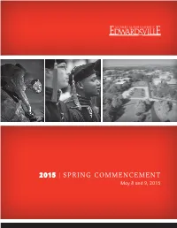 2015 | SPRING COMMENCEMENT May 8 and 9, 2015