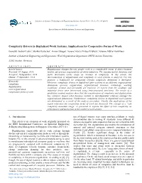 Complexity Drivers in Digitalized Work Systems: Implications for Cooperative Forms of Work