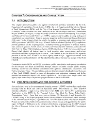 Consultation and Coordination