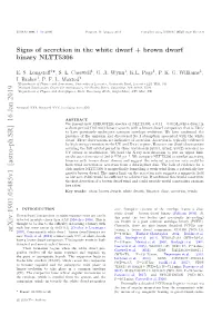 Signs of Accretion in the White Dwarf + Brown Dwarf Binary NLTT5306