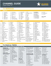 CHANNEL GUIDE Corpus Christi, TX