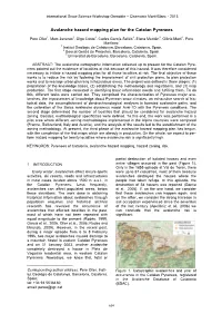Avalanche Hazard Mapping Plan for the Catalan Pyrenees