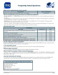 Frequently Asked Questions