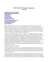 The Game Design Sequence Chapter Five