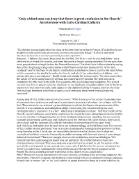 An Interview with Carlo Cardinal Caffarra