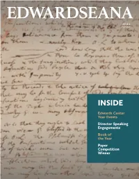 Edwardseana Magazine – Issue 2 – Fall 2016 View