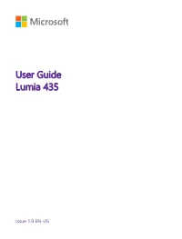 Lumia 435 User Guide