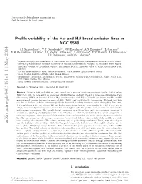 Profile Variability of the Hα and Hβ Broad Emission Lines in NGC 5548