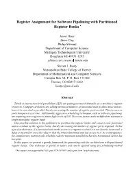 Register Assignment for Software Pipelining with Partitioned Register Banks