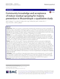Community Knowledge and Acceptance Of