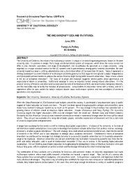 Cshe.6.16 University of California, Berkeley