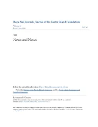 News and Notes