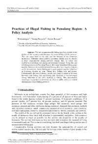 Practices of Illegal Fishing in Pemalang Region: a Policy Analysis