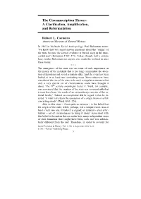 The Circumscription Theory: a Clarification, Amplification, and Reformulation