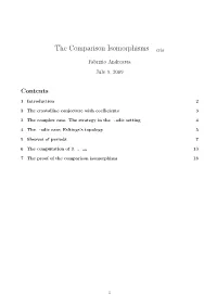 The Comparison Isomorphisms Ccris