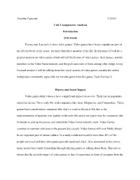 Tim Analysis Final